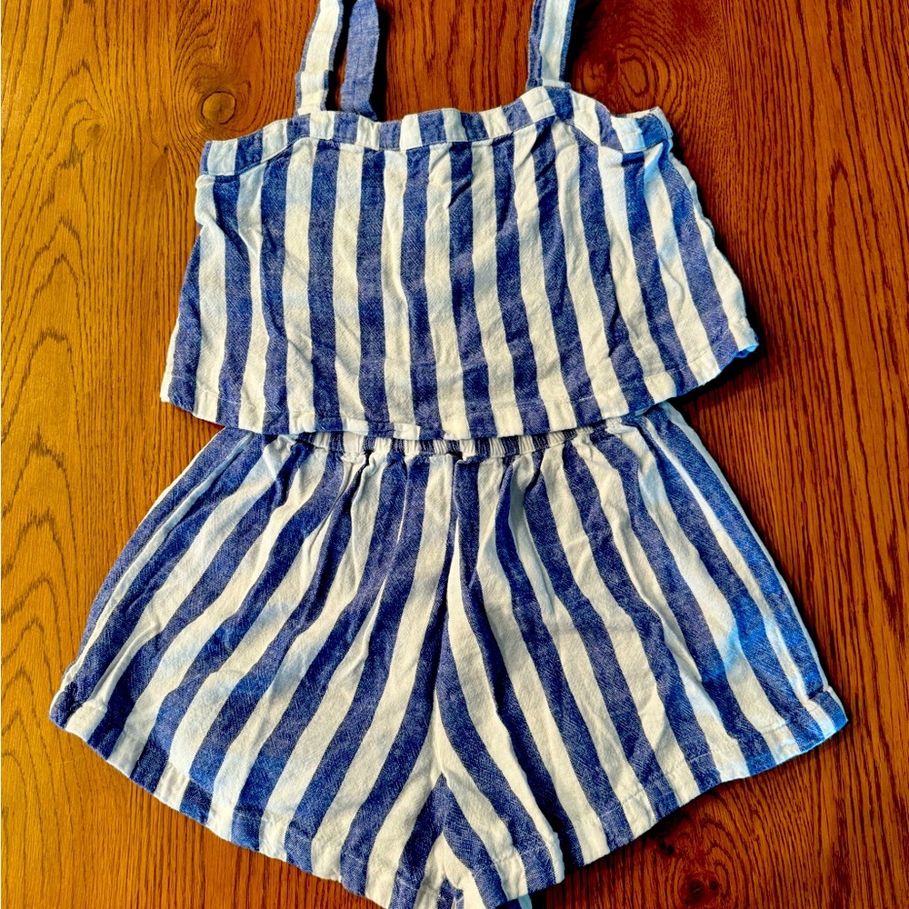 Nordstrom Girls 2-Piece Set | Size M (Girl) | Nordstrom | Blue&White